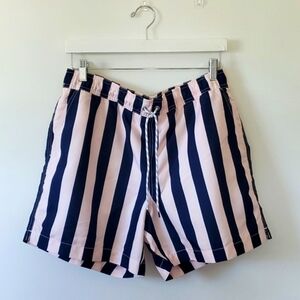 Janie & Jack Mens Swim Trunk Striped Shorts NEW Large